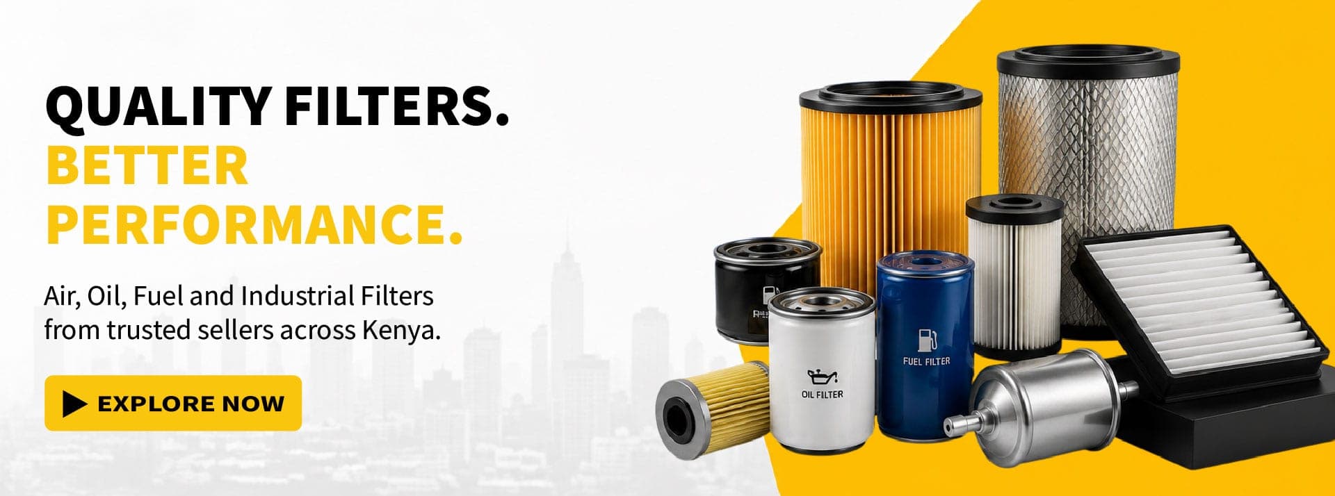 Quality air, oil, fuel, and industrial filters on Carbon Cube Kenya