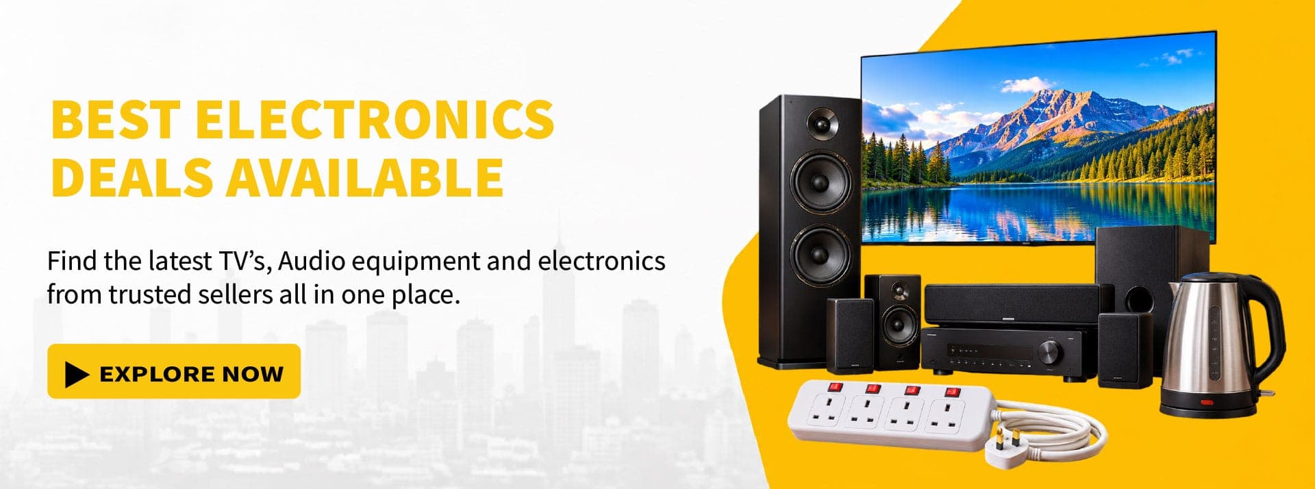 TVs, audio equipment, and electronics deals on Carbon Cube Kenya