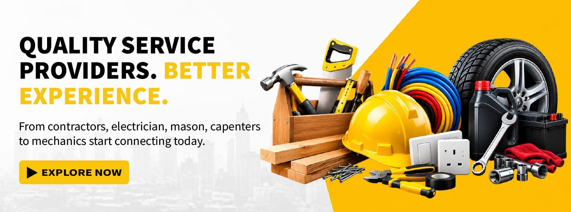 Contractors, electricians, mechanics and other service providers on Carbon Cube Kenya